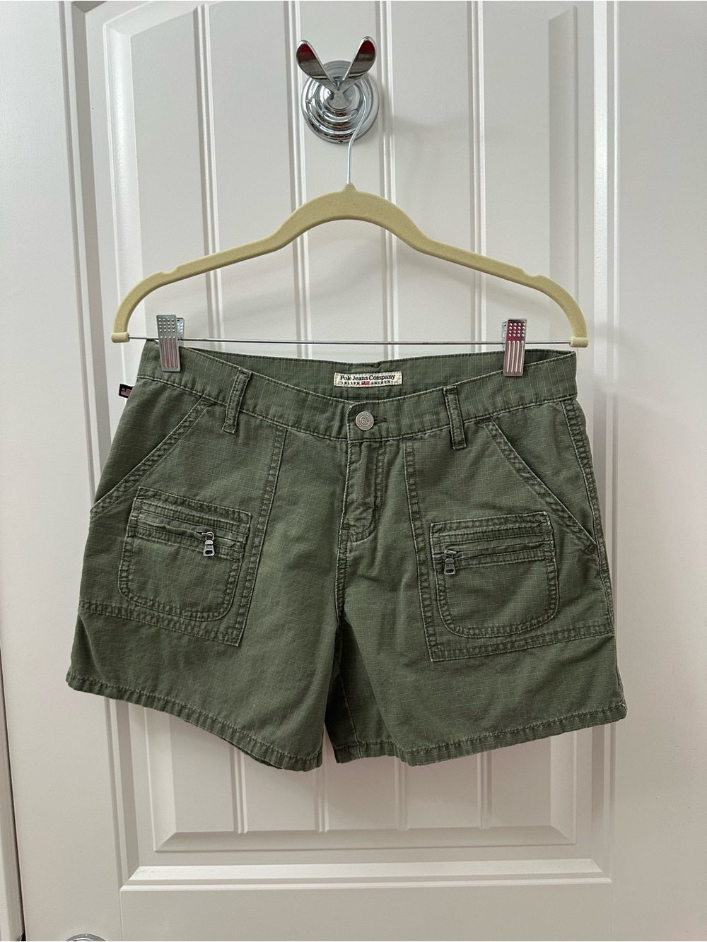 Polo by Ralph Lauren Olive Green Low Rise Cargo Shorts - Women